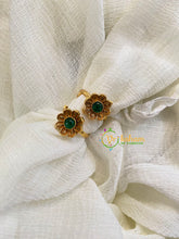 Premium AD Stone Toe Rings -Green-G10058